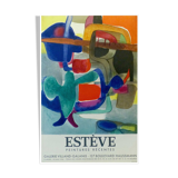Poster Maurice Esteve Paintings 1961