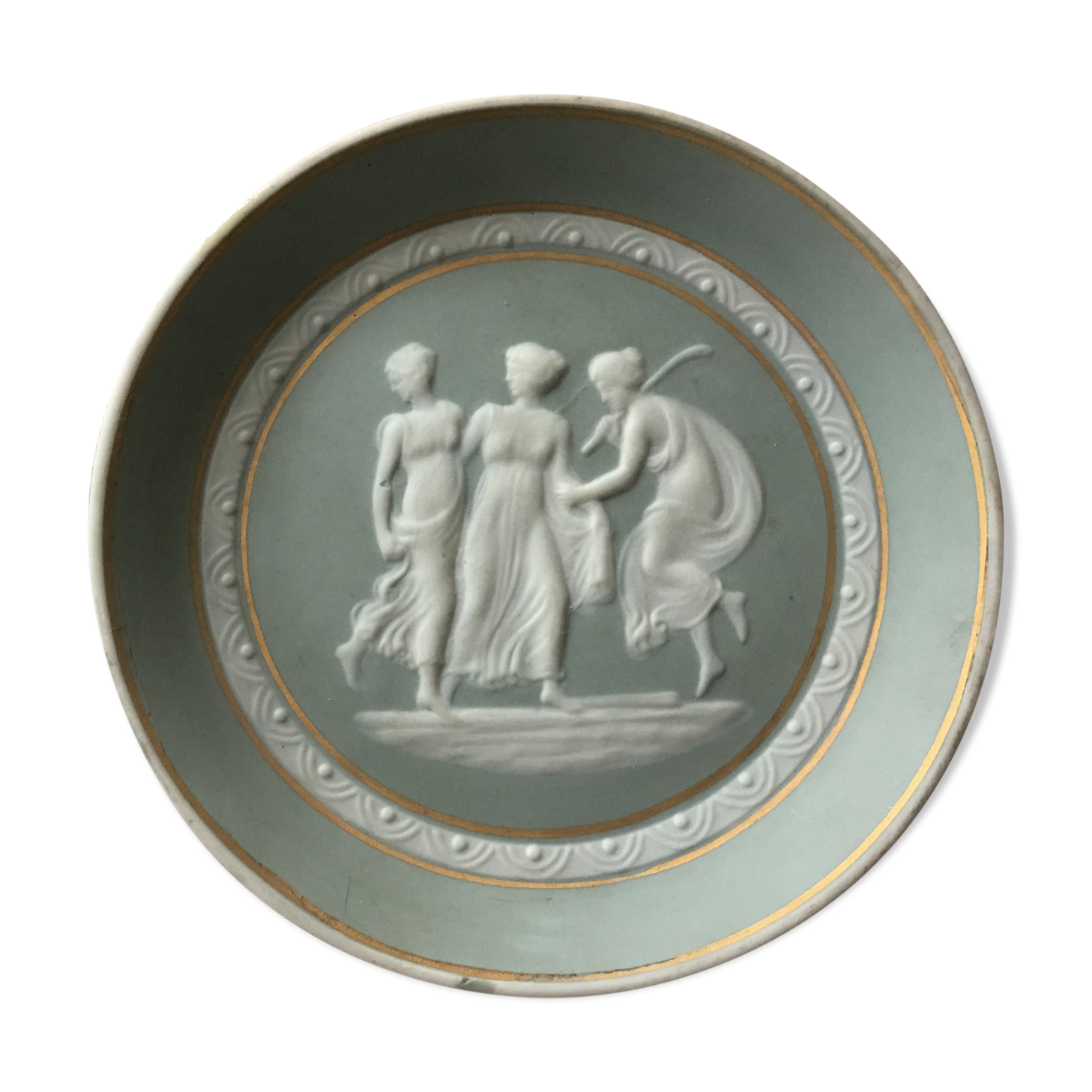 Wedgwood-style Limoges biscuit plate