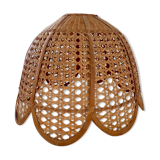 Ancient rattan lampshade