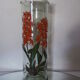 Bocal herboristerie "Epidendrum Vitellinum" en verre décoré et capuchon liège