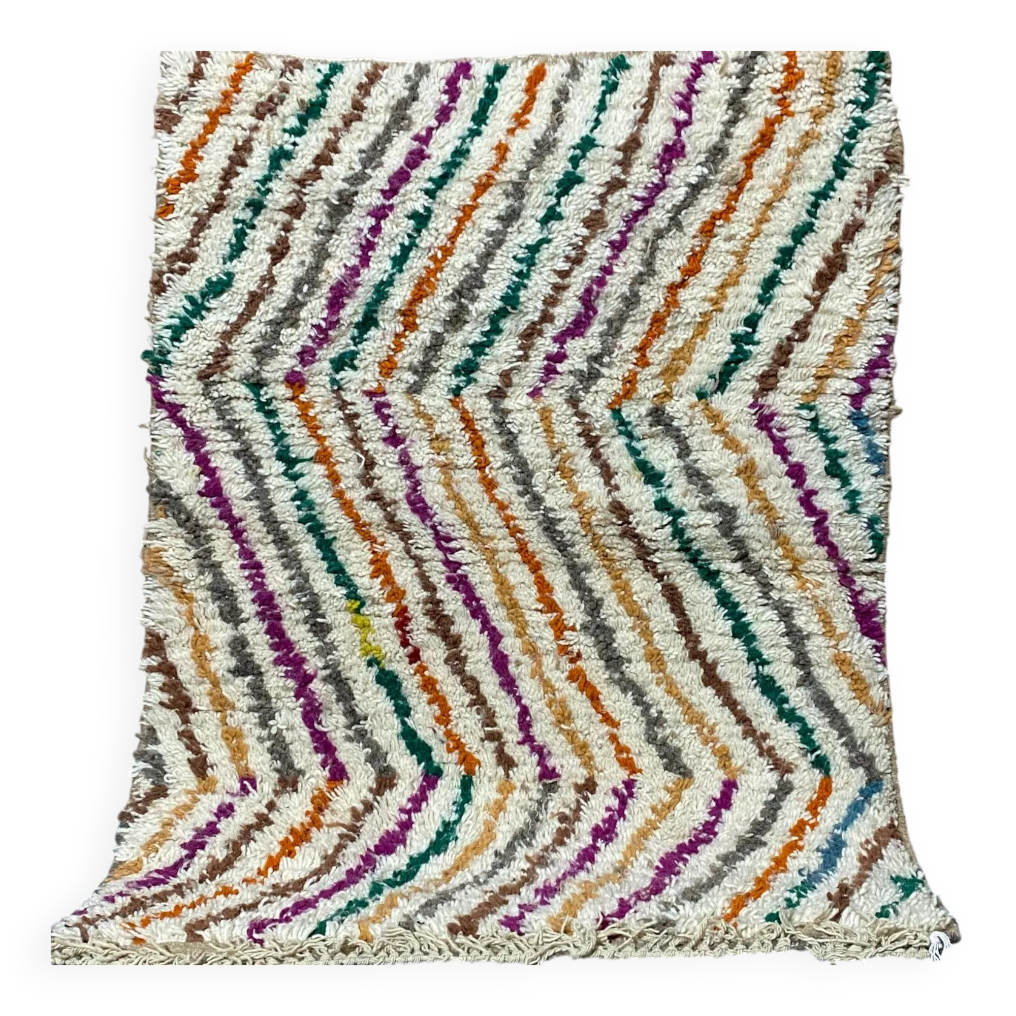 Natural wool rug 2.5 x 1.5 m