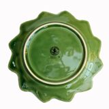 Lot service 6 dessert plates and 1 green dish Bordallo Pinheiro Portugal rabbit rabbit vintage