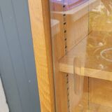 60's glass wall shelf