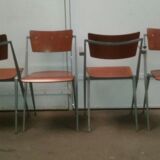 Chairs pyramids by Wim Rietveld for Ahrend Cirkel, 1964, set of 4