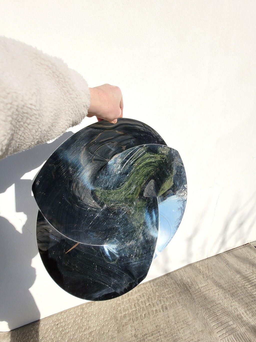 Alessi Resonance 56cm stainless steel coupe design