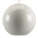 Giant white polyester ball pendant lamp
