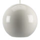 Suspension boule en polyester blanc