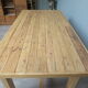 Farmhouse table made of "recycled" wood