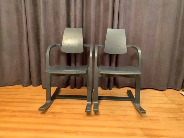 Paire de chaises Pendulum par Peter Opsvik Stokke Norvège, années 1980