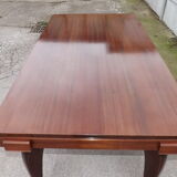 Gaston Poisson modernist mahogany table, art deco 1940