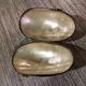 Box in mother-of-pearl and brass nineteenth century