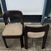 Pair of Brutalist Dining Chairs