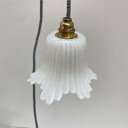 Paire de lampes baladeuses tulipe vintage