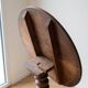 Antique wooden guéridon with a tilting top.