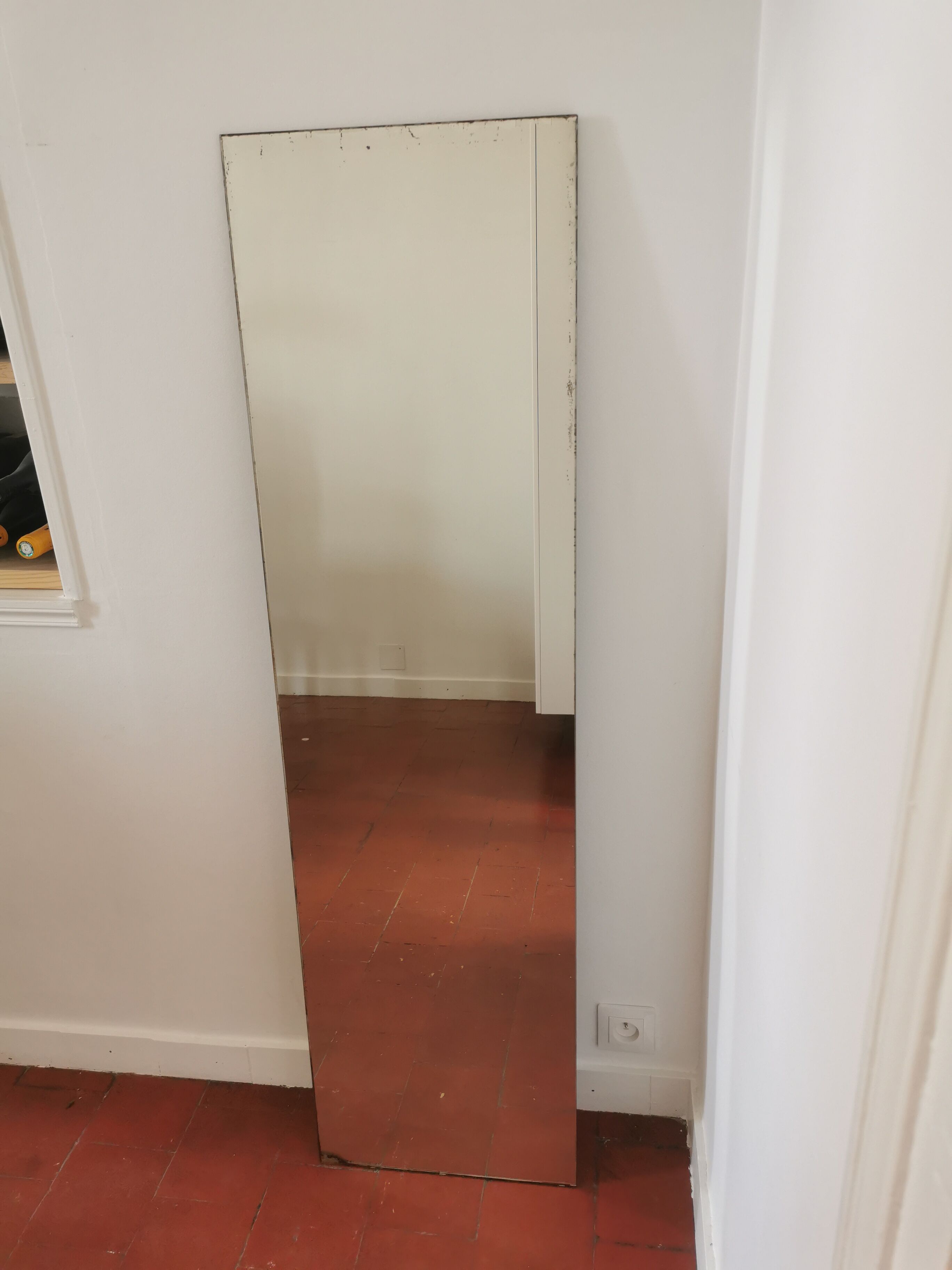 Art Deco beveled mirror