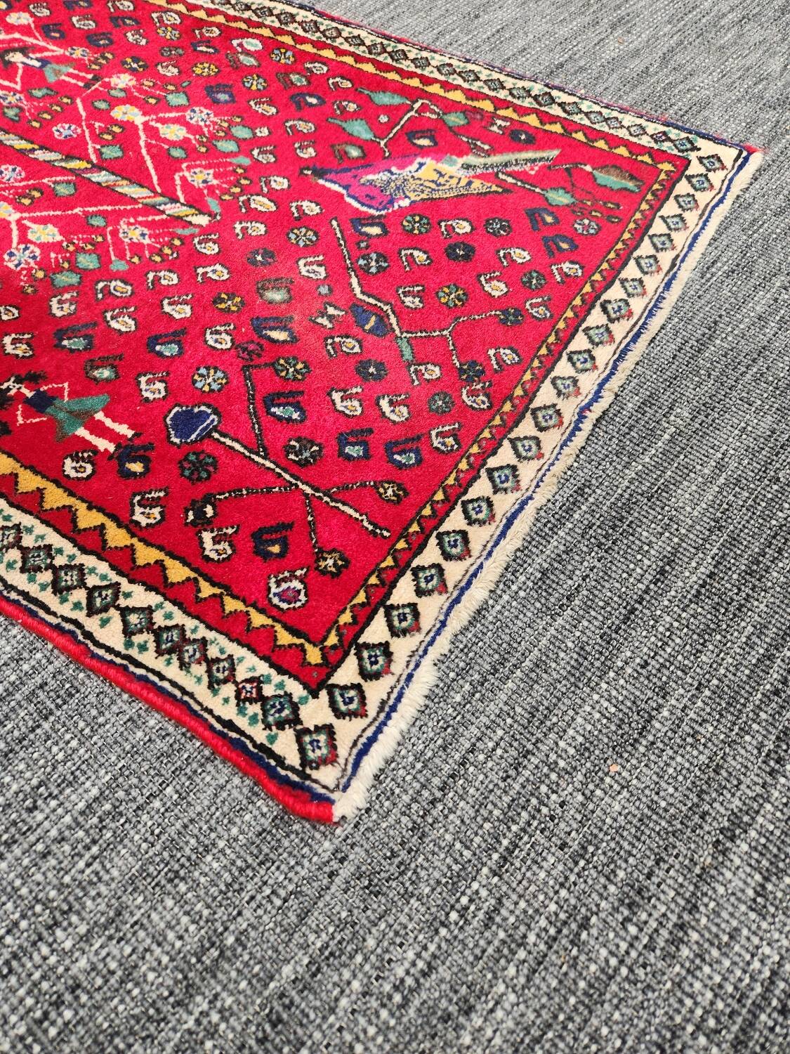 Old Persian hallway carpet