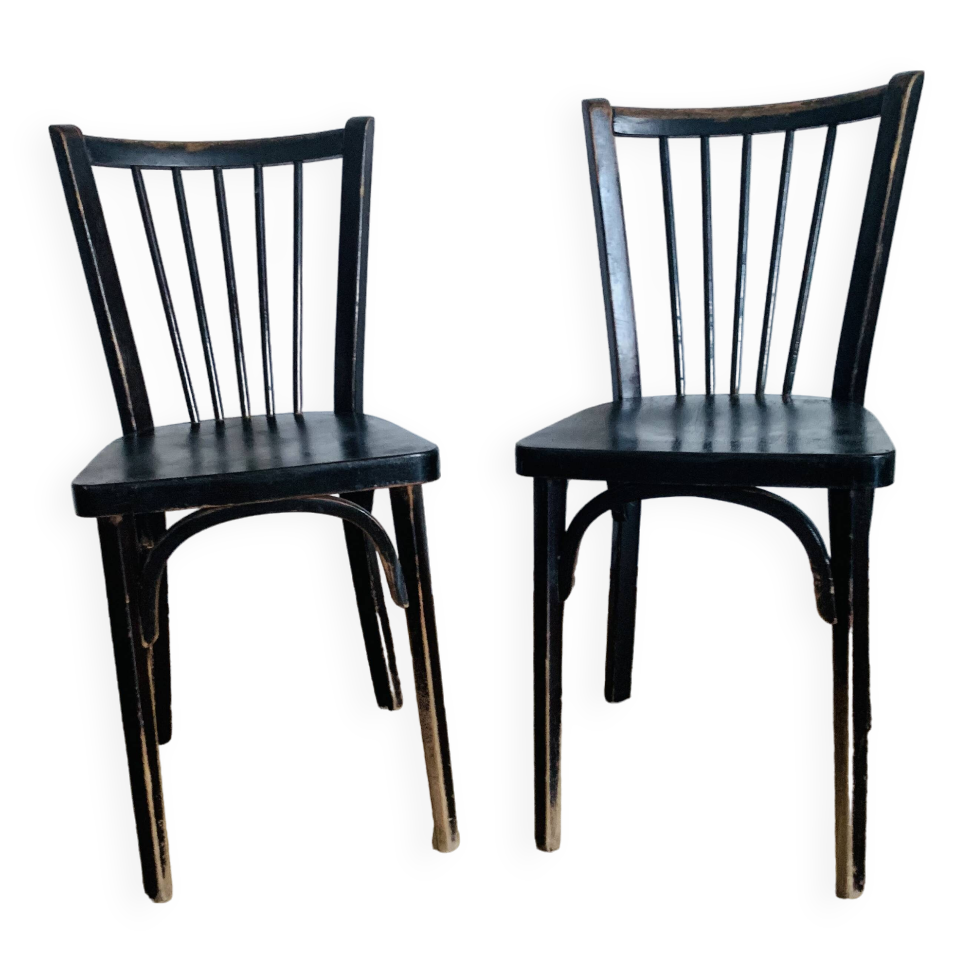 Pair of Baumann chairs model 153