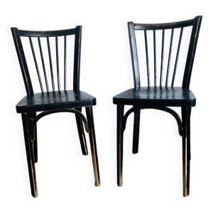 Paire de chaises Baumann