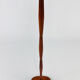 Vintage danish brass and rosewood floor lamp, 1960s.