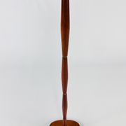 Vintage danish brass and rosewood floor lamp, 1960s.
