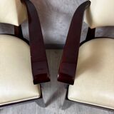 Pair of bridge armchairs