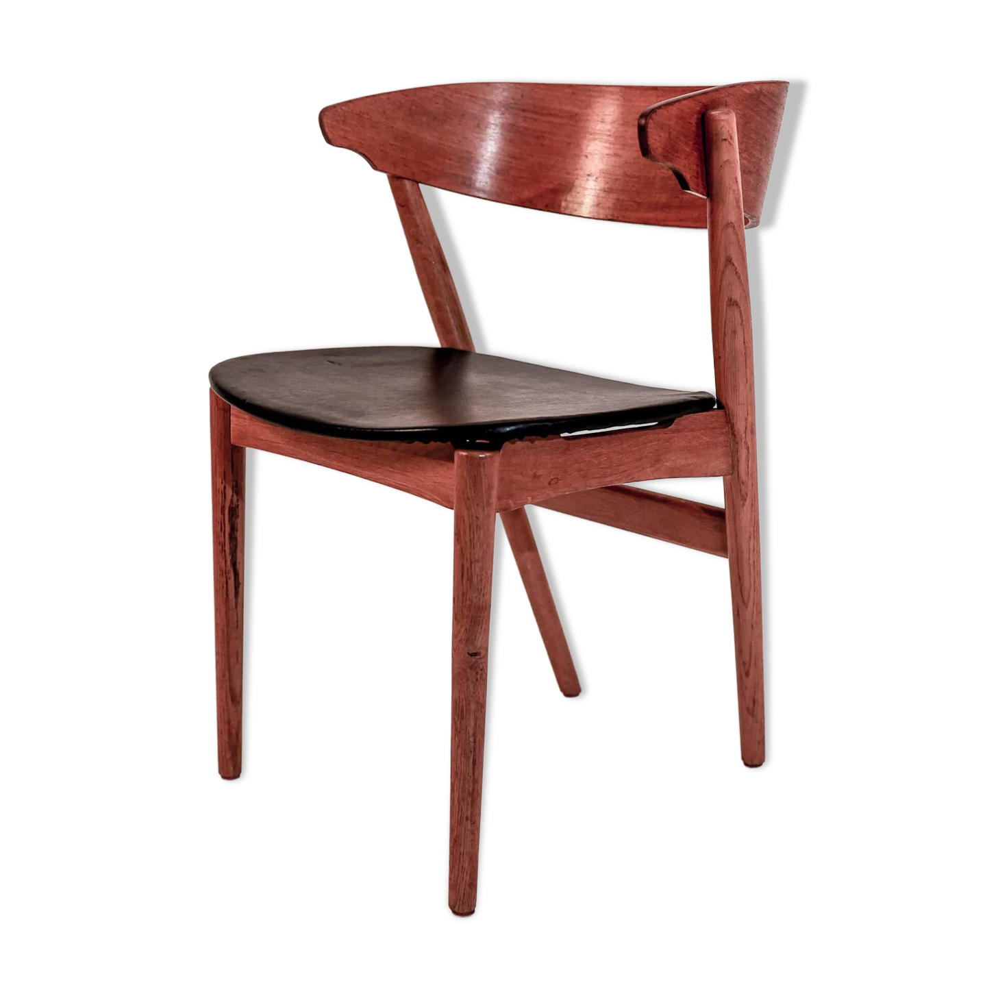 Chaise scandinave vintage en teck