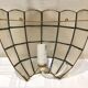 Paire d'appliques nacre coquillage