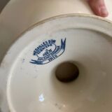 Gien porcelain compote bowl