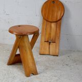 Pair of stools, Adrian Reed, Suzy model, circa 1970