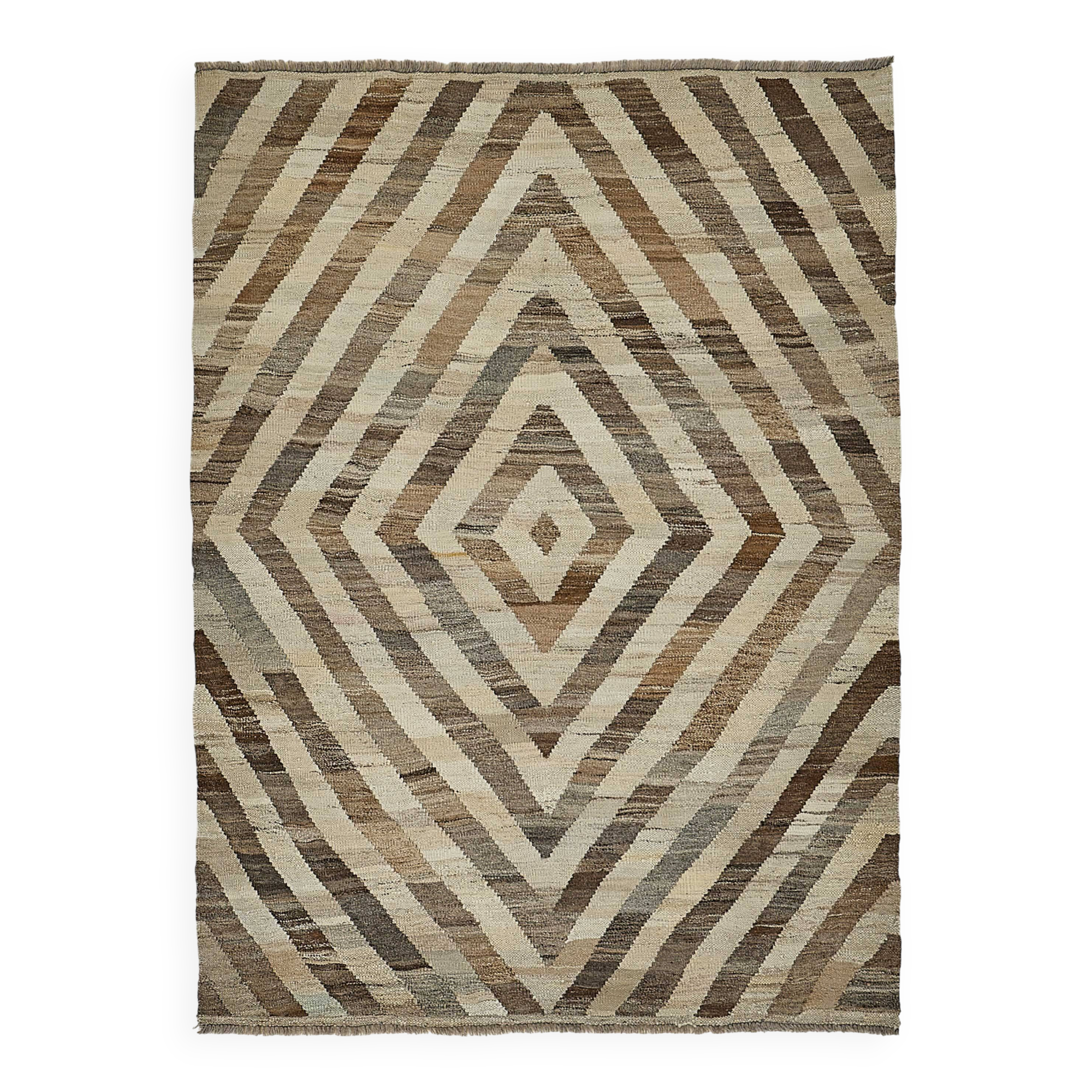 Contemporary Tribal Decorative Kilim 110 cm x 152 cm