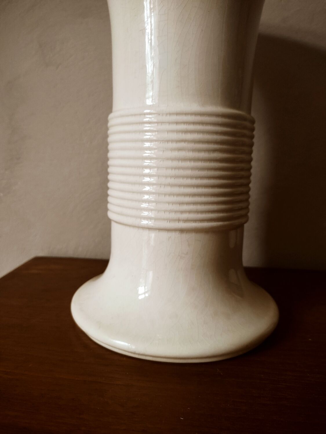 Faience art deco vase by Charolles