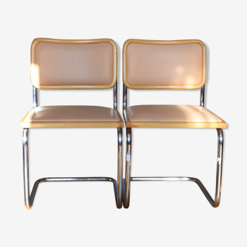 Paire de chaises Cesca B32 par Marcel Breuer