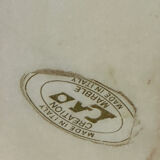 Fabulous Italian blush pink marble dining table, 1980s.