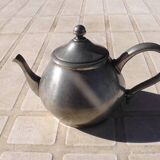 20th century pewter teapot