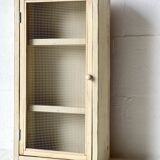 Armoire murale vintage avec verre, 1970'