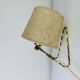 Vintage 50s brass wall lamp