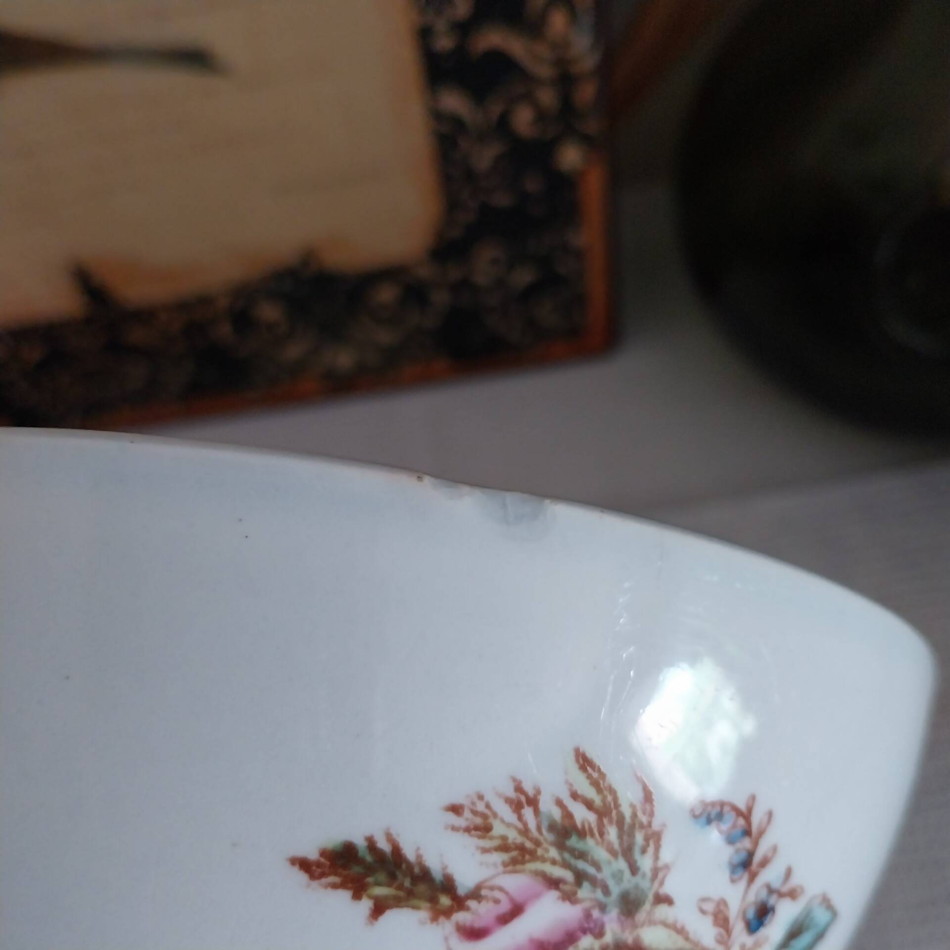 Old large bowl from grandmother Lunéville