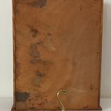 Vintage oak wall display case