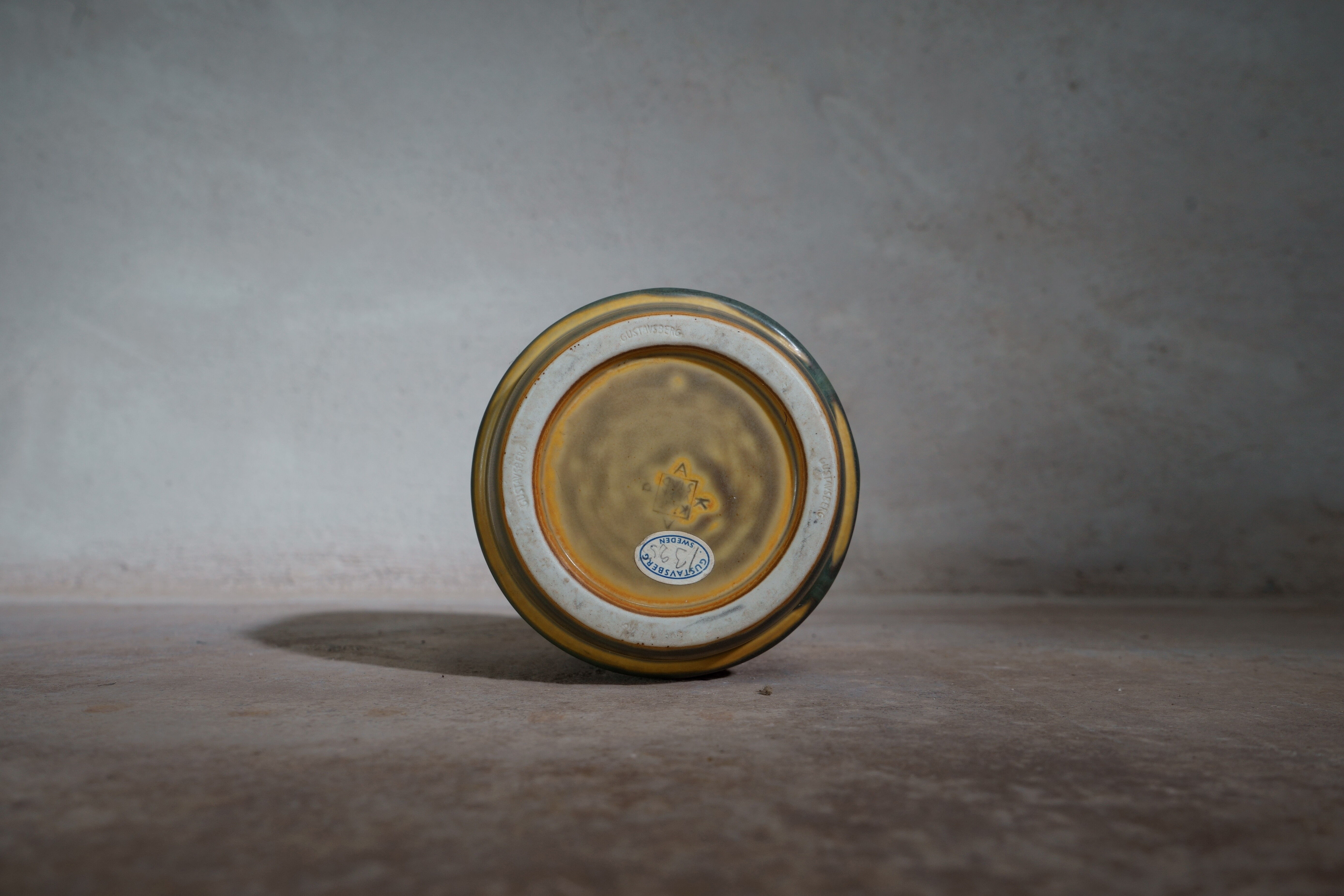 Gustavsberg, Wilhelm Kage Verkstad, Studio pottery vase, Sweden, 1950'S