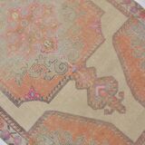 Orange & Beige Wool Handmade Rug sku 2607