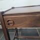 Pair of Scandinavian mahogany bedside tables from the 60s