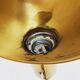 1970s adjustable BOLA brass floor or table lamp by Florian Schulz