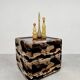 Vintage camouflage box cabinet table nightstand