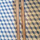 Vintage wooden skis