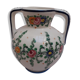 Vase en faïence décor floral