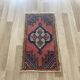 Small rug, Turkish vintage rug, Hand knotted rug,Mini door mat rug 48x85 Cm