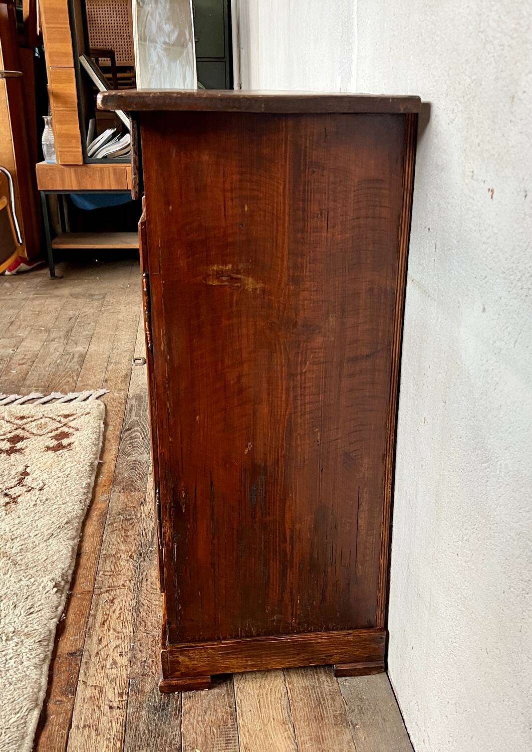 Vintage Parisian sideboard in solid wood