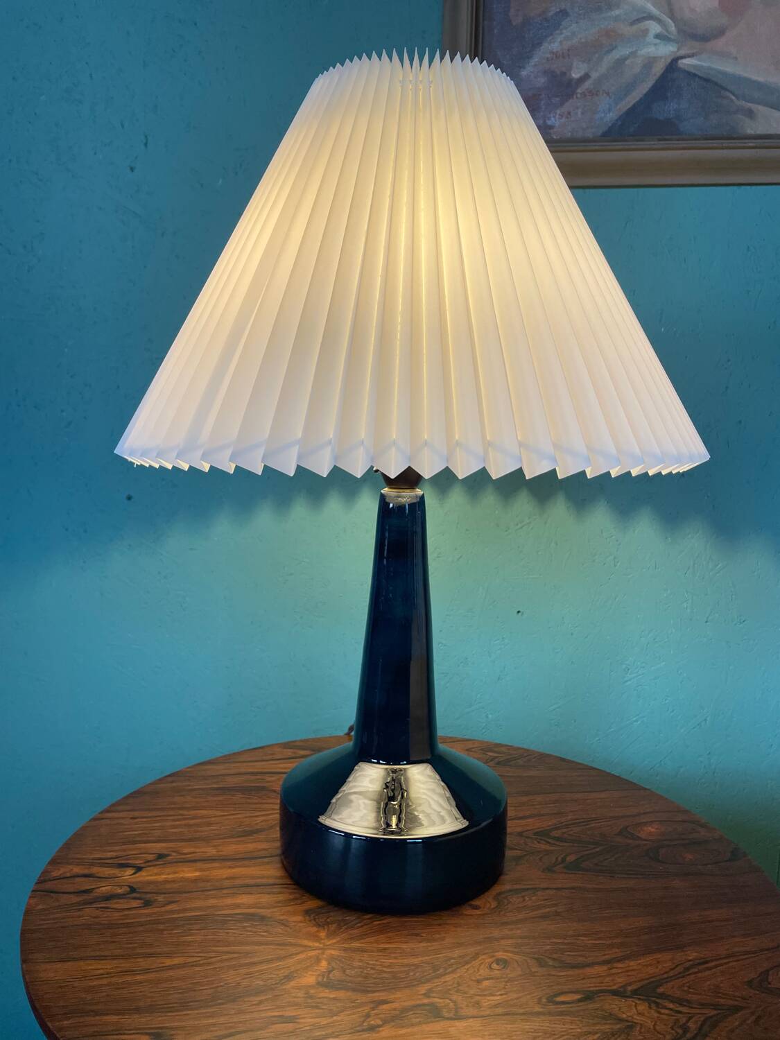 Danish Mid-Century Pottery Table Lamp