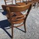7 chaises de bistrot en bois courbé Baumann