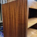 Scandinavian teak curtain cabinet
